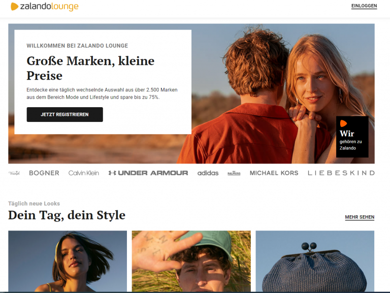 Zalando-Lounge-Website-Screenshot