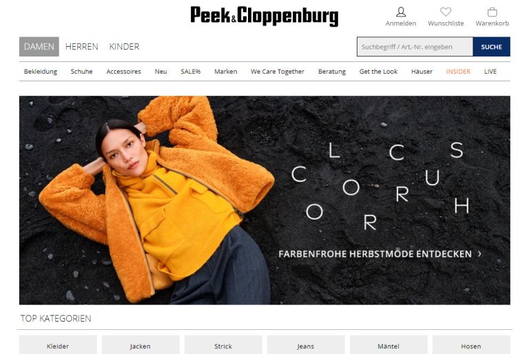 Peek & Cloppenburg Shop